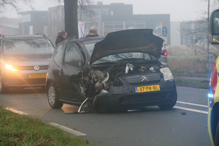 Automobilist gewond bij eenzijdig ongeval