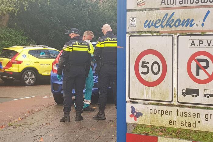 Kop-staart botsing met schade