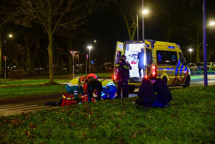 Voetganger zwaargewond bij aanrijding