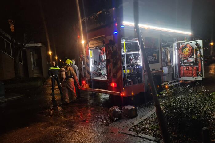 Groot alarm om brand in pan