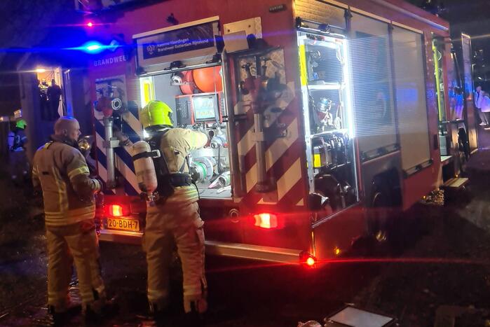 Groot alarm om brand in pan