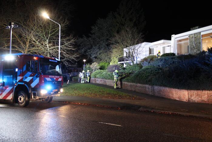 Veel rook bij brand in woning
