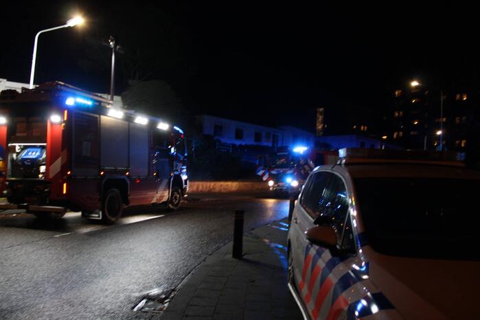 Veel rook bij brand in woning