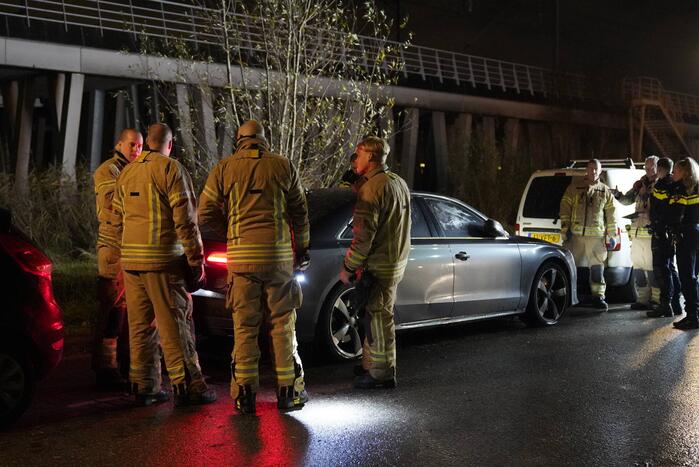 Flinke schade aan personenauto door brand