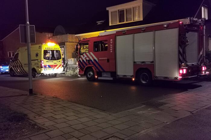 Brandweer doet onderzoek in woning