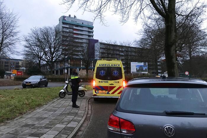 Scooterrijder ten val gekomen