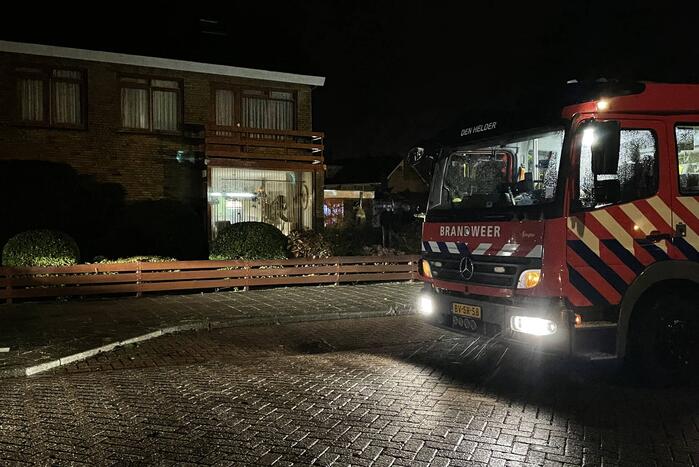 Brand in keuken van woning snel geblust