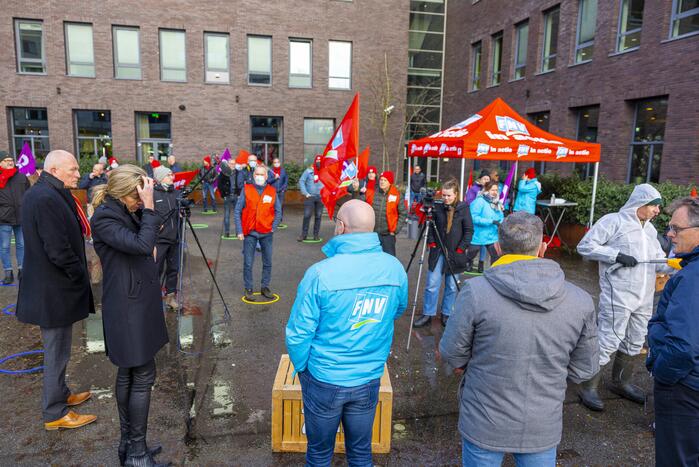 Bakkerijmedewerkers voeren actie voor een goede CAO