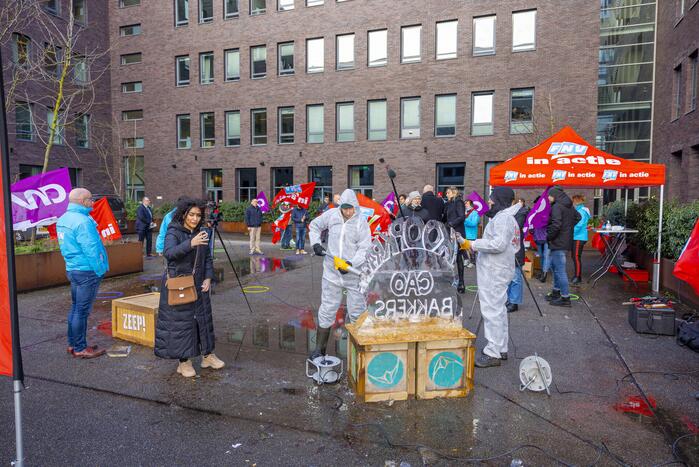 Bakkerijmedewerkers voeren actie voor een goede CAO