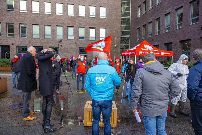 Bakkerijmedewerkers voeren actie voor een goede CAO
