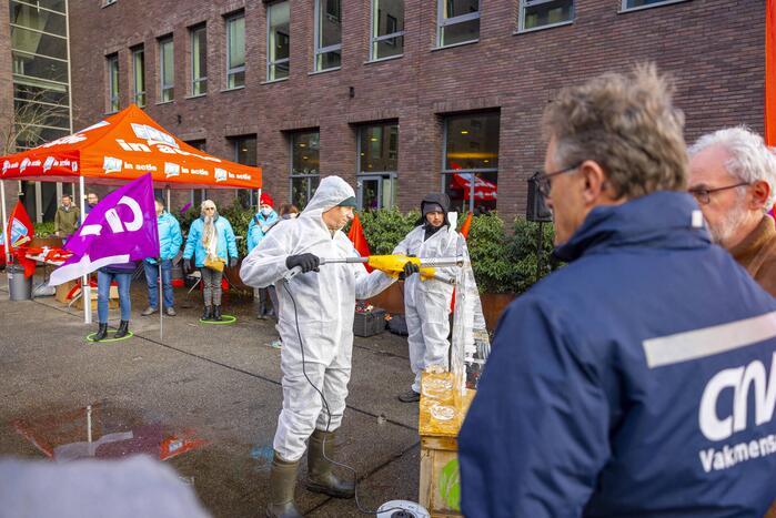 Bakkerijmedewerkers voeren actie voor een goede CAO