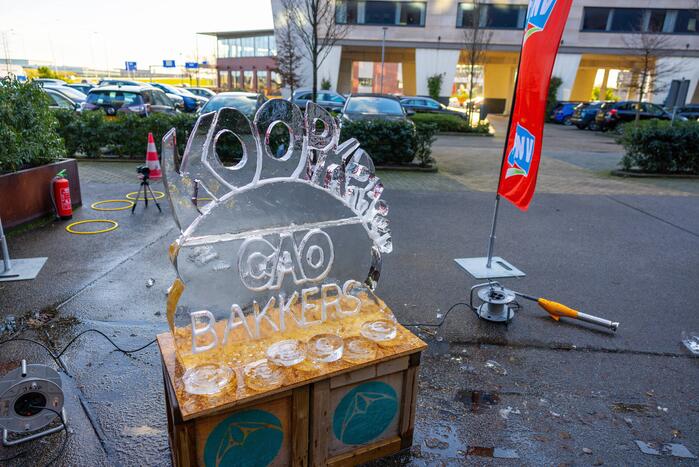 Bakkerijmedewerkers voeren actie voor een goede CAO