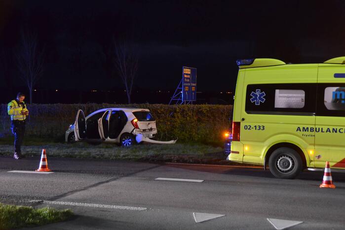 Veel schade door ongeval tussen twee voertuigen