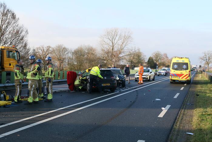 Meerdere gewonden bij ernstig ongeval
