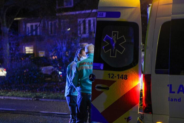 Persoon hard ten val met fiets