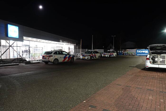 Politie onderzoekt overval op supermarkt
