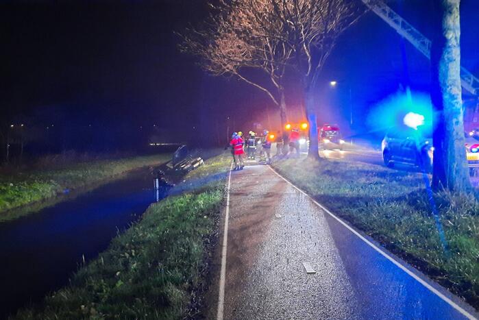 Automobilist ernstig gewond bij ernstig ongeval