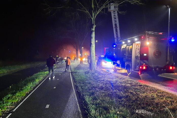 Automobilist ernstig gewond bij ernstig ongeval