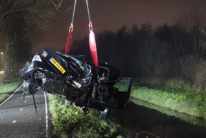 Automobilist ernstig gewond bij ernstig ongeval