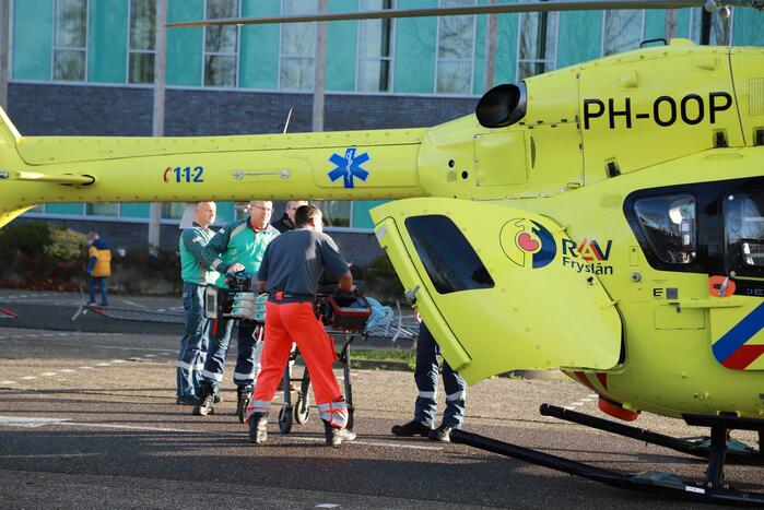 Lifeliner 5 landt voor Alrijne Ziekenhuis