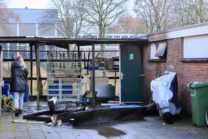 Bakkerij gesloten na brand in opslagruimte