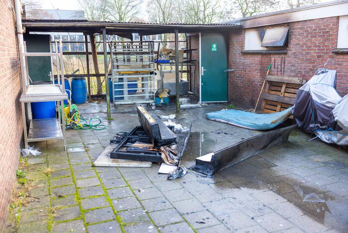 Bakkerij gesloten na brand in opslagruimte
