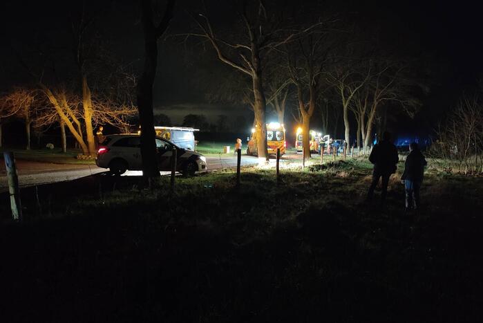 Voetganger zwaargewond bij aanrijding