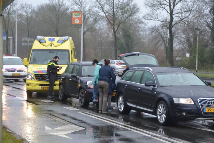 Gewonde bij ongeval tussen voertuigen