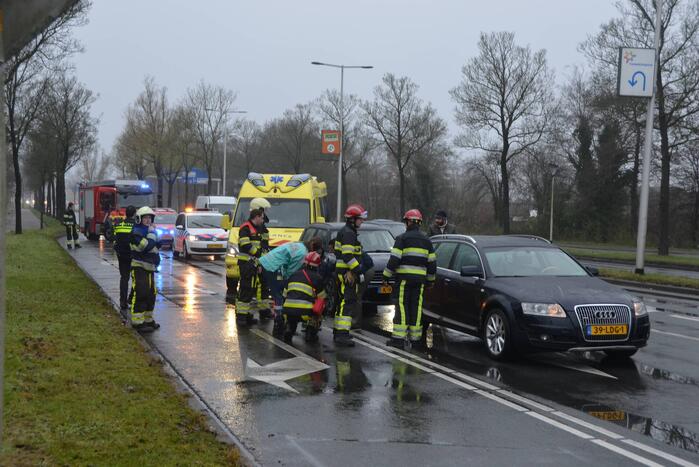 Gewonde bij ongeval tussen voertuigen