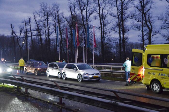Gewonde bij kop-startbotsing Van Harixmabrug