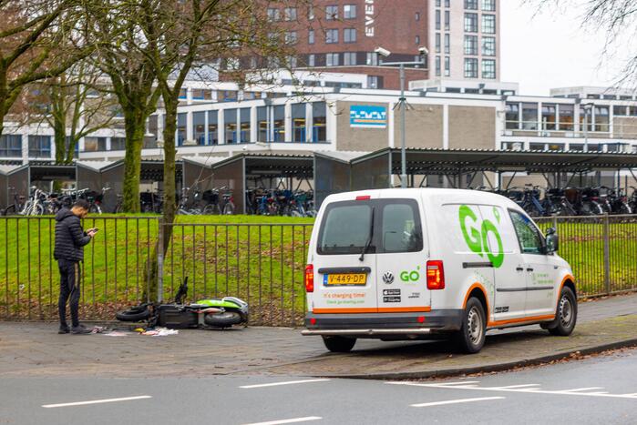 Go Sharing-deelscooter opnieuw in brand gestoken