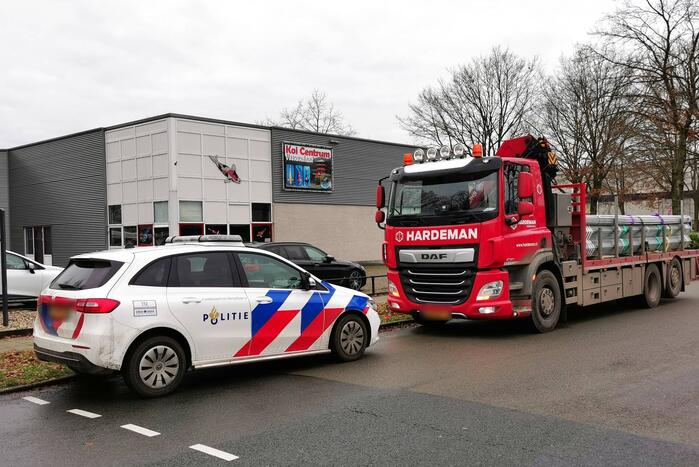 Fietser gewond bij aanrijding met vrachtwagen