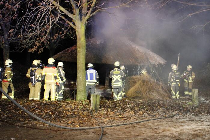 Grote brandweerinzet door brand in schuur