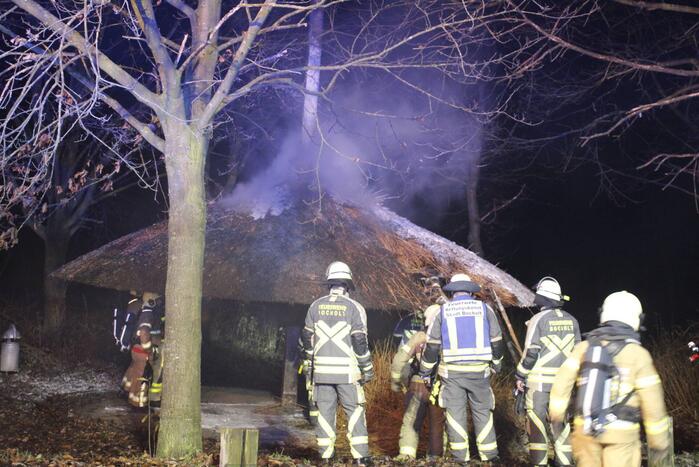 Grote brandweerinzet door brand in schuur