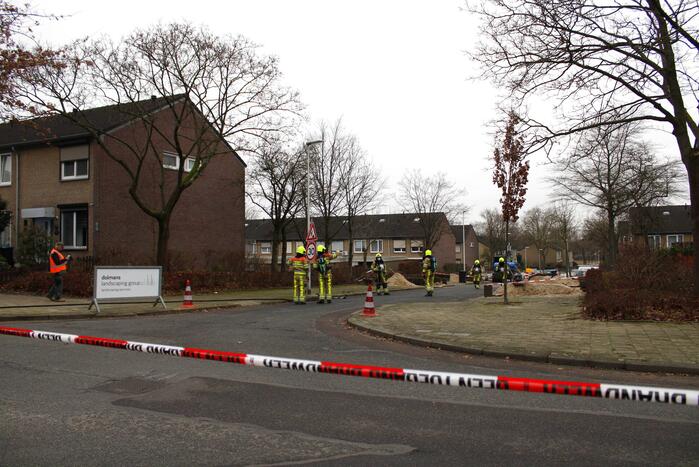 Straat afgesloten na sterke gaslucht