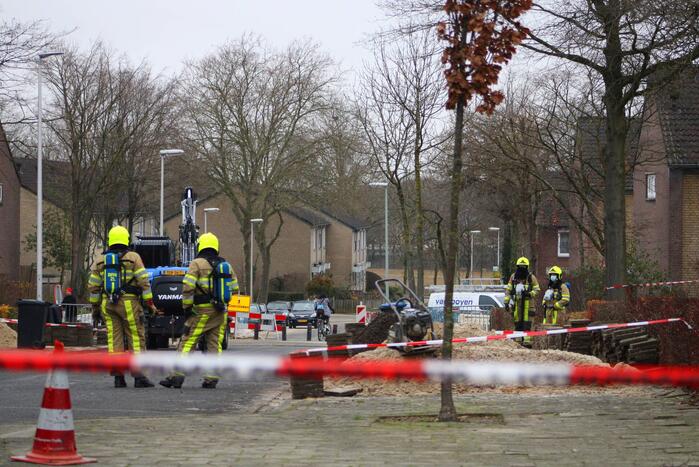 Straat afgesloten na sterke gaslucht