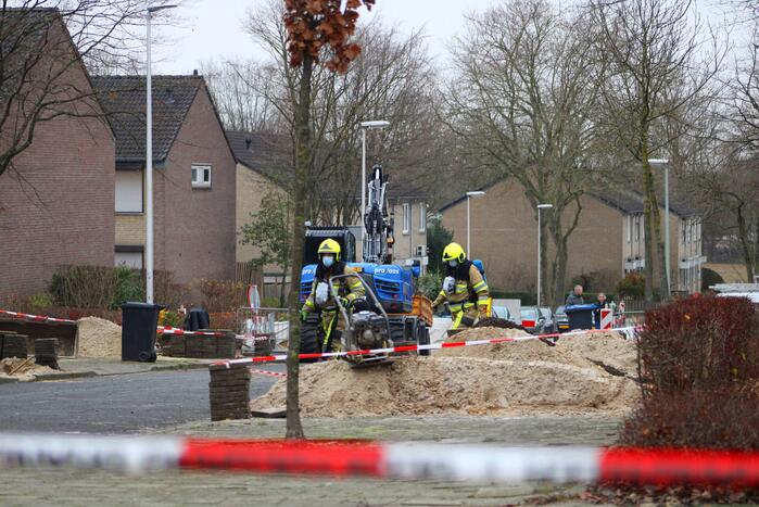 Straat afgesloten na sterke gaslucht