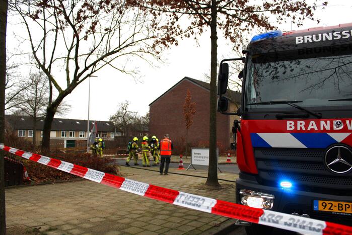 Straat afgesloten na sterke gaslucht