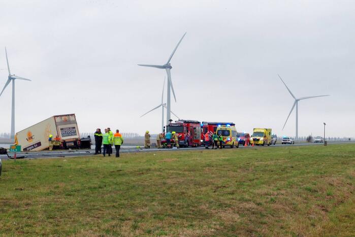 Persoon overleden bij ernstig ongeval