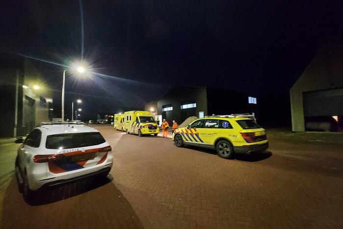 Gewonde na ongeval in loods