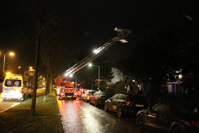Traumateam assisteert bij incident in woning