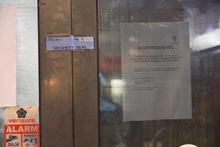 Supermarkt gesloten op last van burgemeester