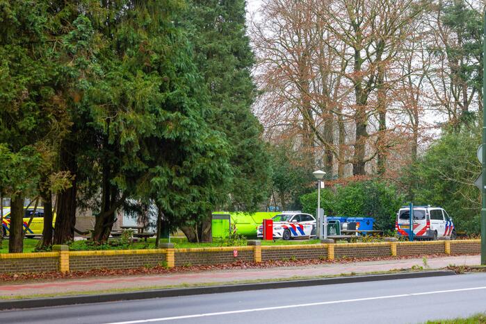 Traumahelikopter landt op terrein Klooster Sint Joseph