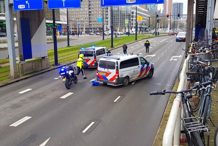 Weg afgesloten na incident