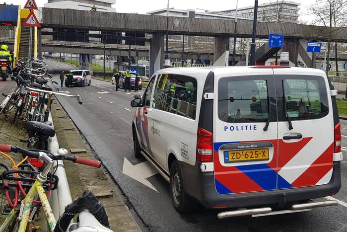 Weg afgesloten na incident