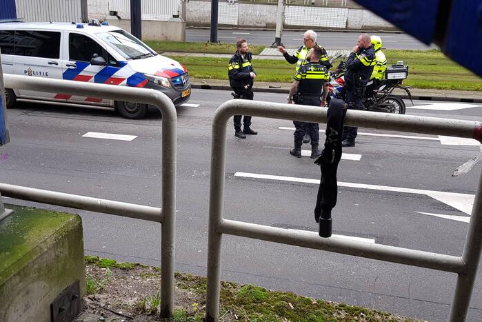 Weg afgesloten na incident