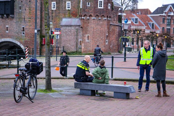 Jongeman op fiets gewond na verkeersongeval