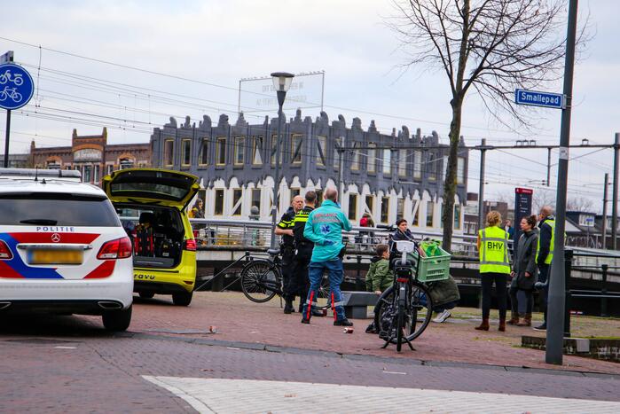 Jongeman op fiets gewond na verkeersongeval