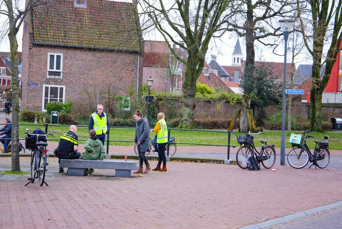 Jongeman op fiets gewond na verkeersongeval