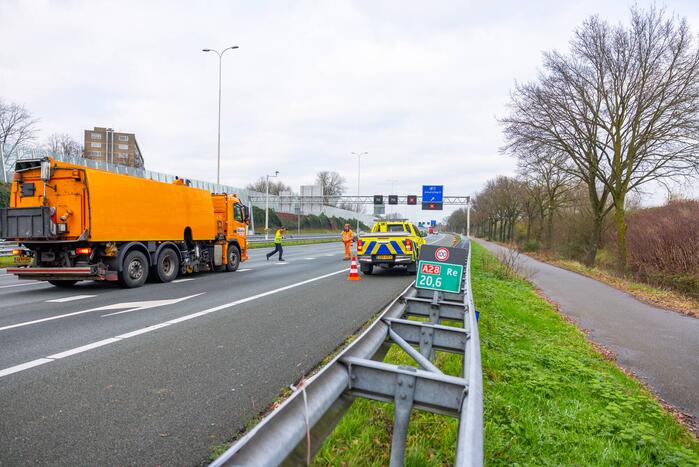 Lange files vanwege aanrijding op snelweg